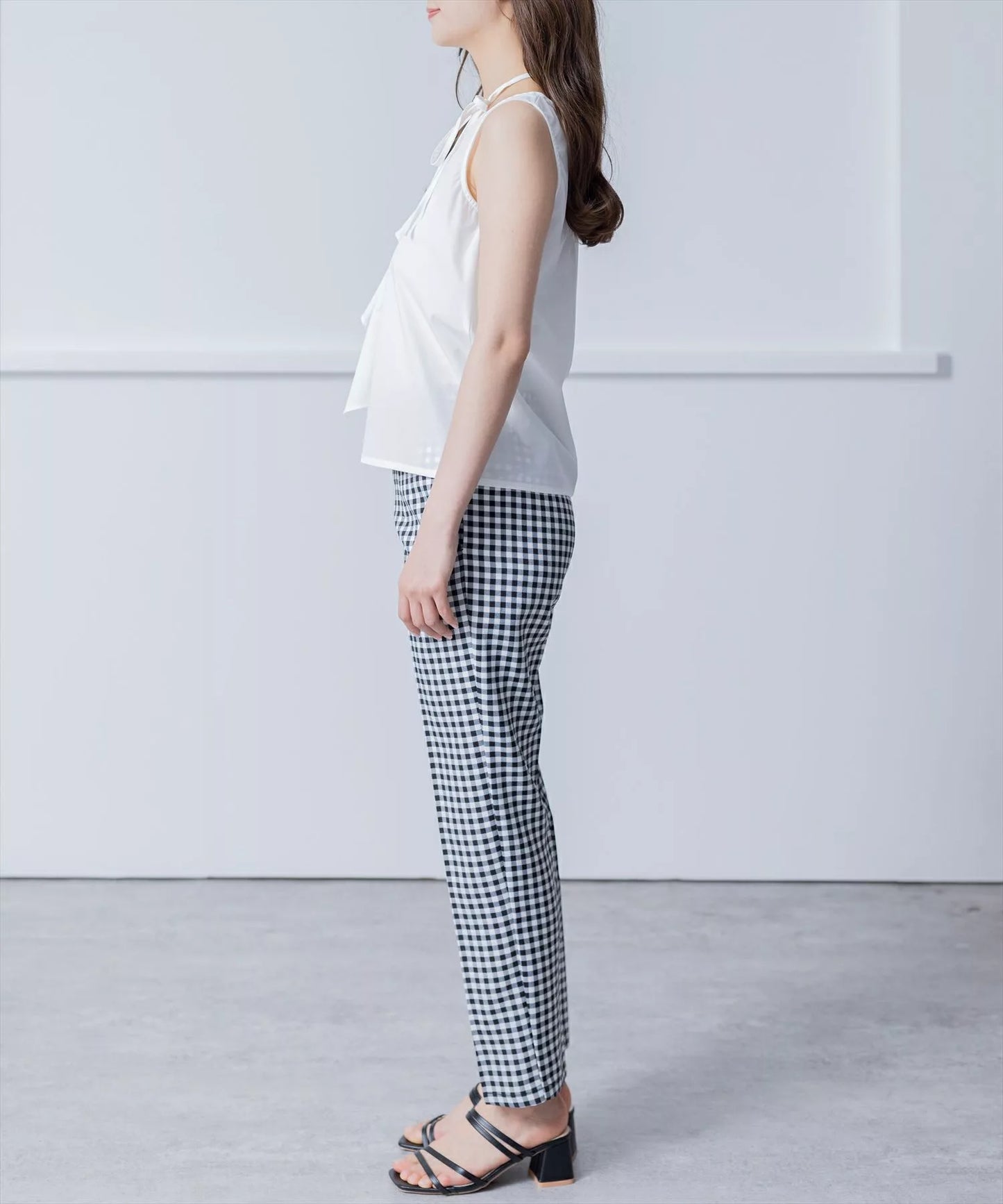 Clear 不規則荷葉邊無袖上衣 4色 [TP342]