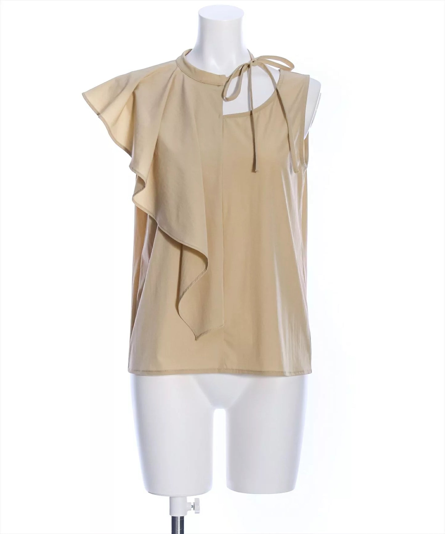 Clear 不規則荷葉邊無袖上衣 4色 [TP342]