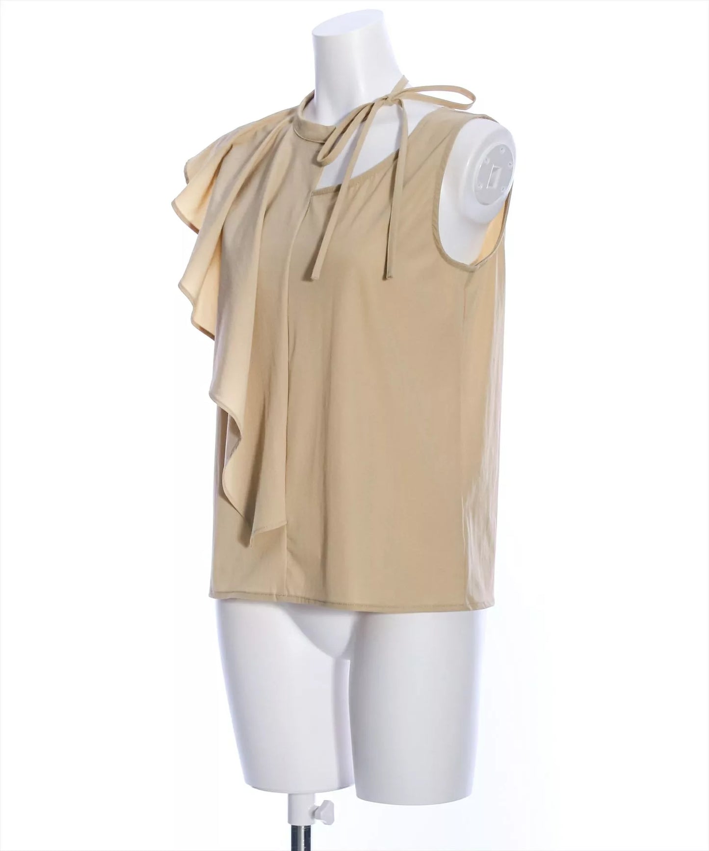 Clear 不規則荷葉邊無袖上衣 4色 [TP342]