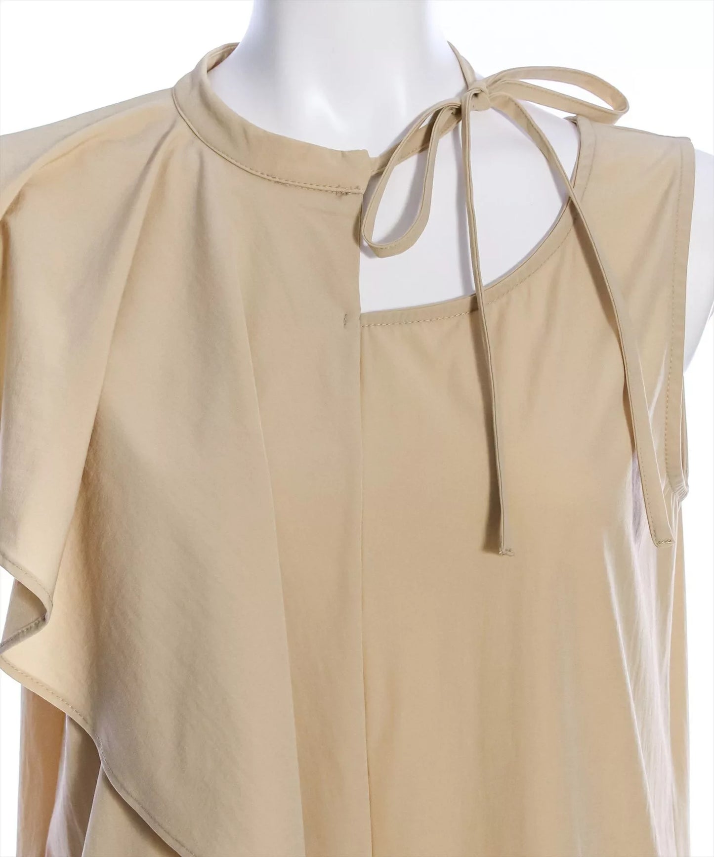 Clear 不規則荷葉邊無袖上衣 4色 [TP342]