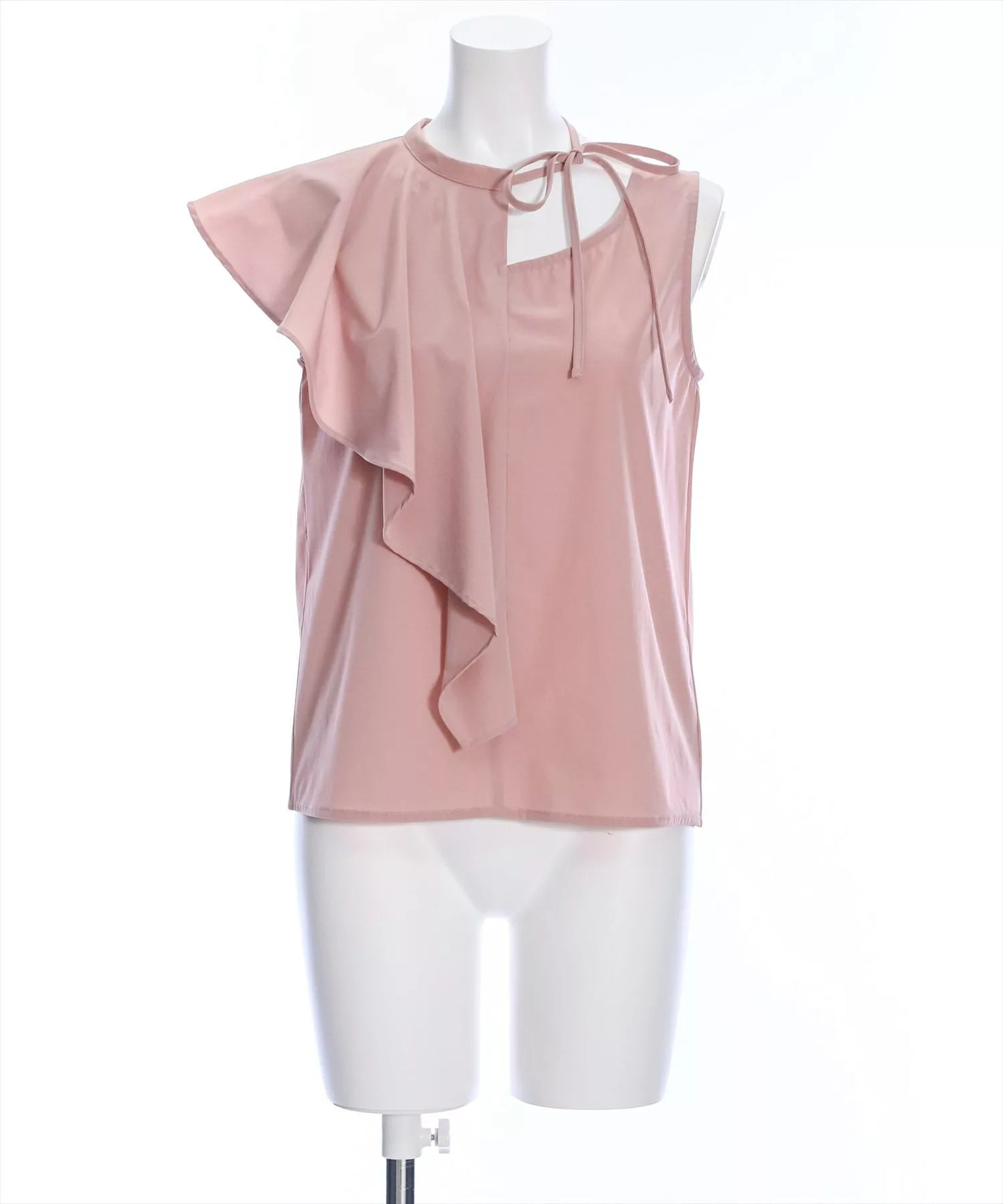 Clear 不規則荷葉邊無袖上衣 4色 [TP342]