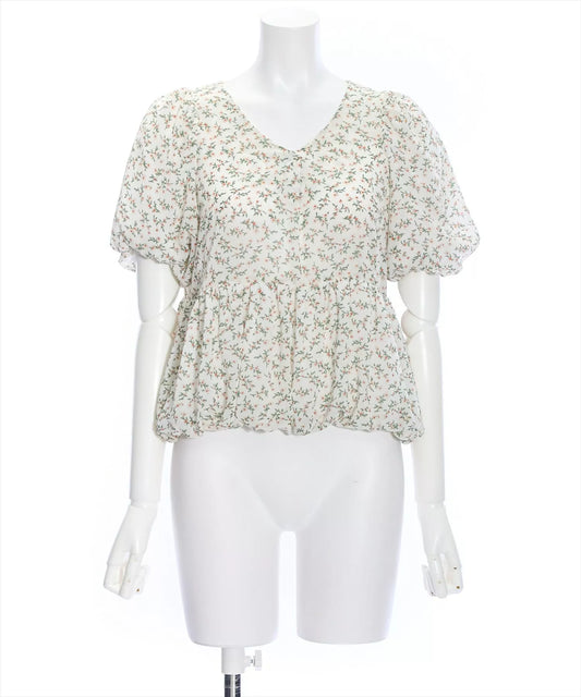 Clear 碎花泡泡袖上衣 [TP340]