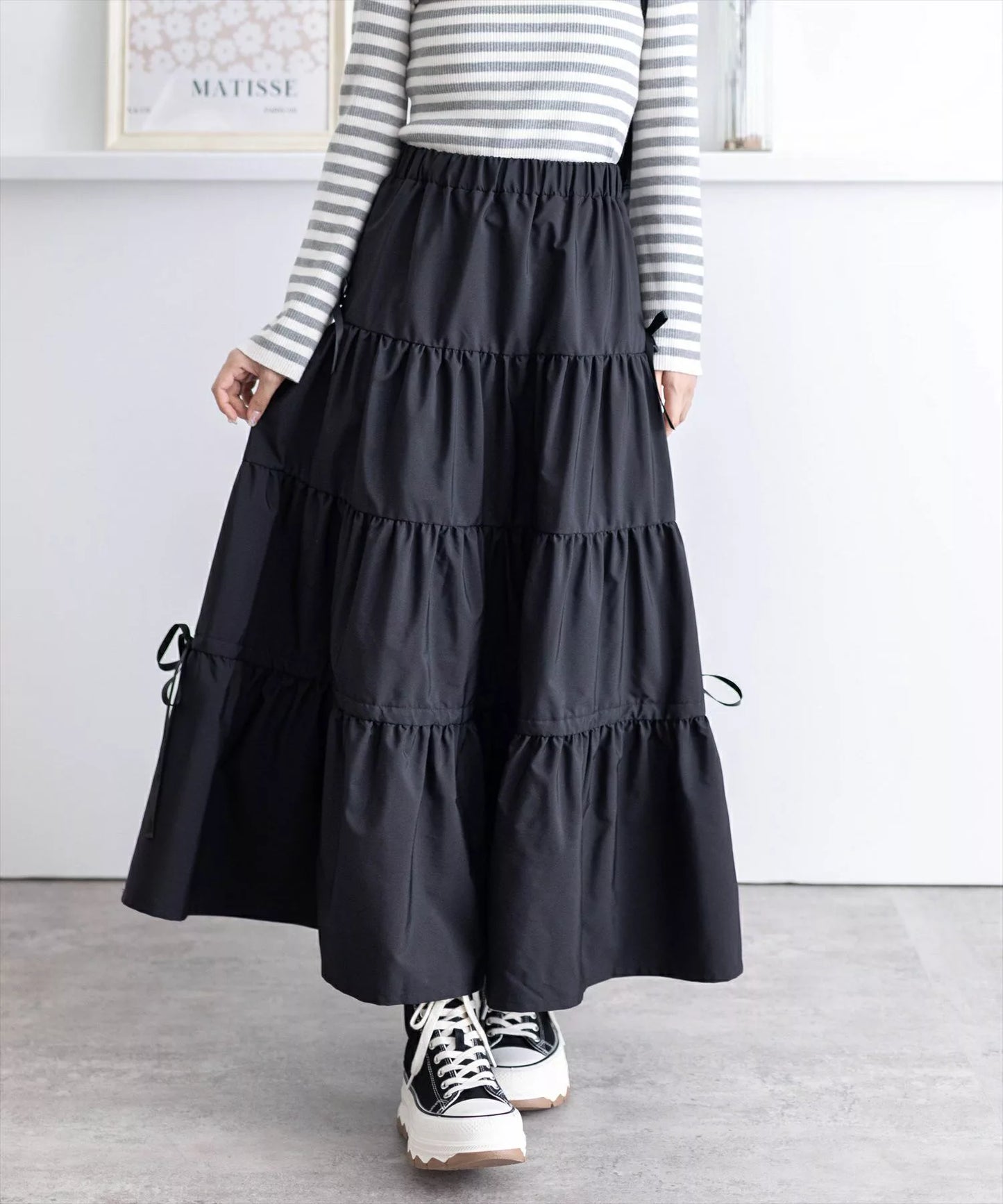 Clear 蝴蝶結層層蛋糕裙 3色 [BT0166]