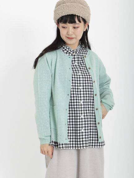 Samansa Mos2雪花刺繡羊毛混紡外套 [OT209]