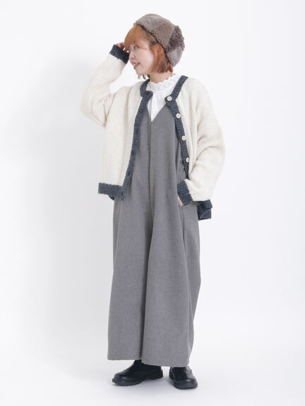 Samansa Mos2 拼色針織外套 3色 [OT267]