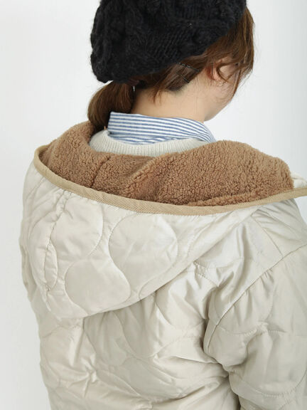 Samansa Mos2 毛毛雙面連帽外套 2色 [OT191]