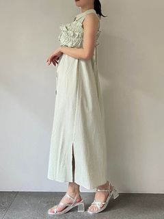 dazzlin Ruffle緊身胸衣襯衫連身裙套裝 2色 [OP284]