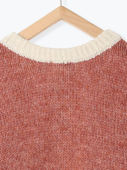 Samansa Mos2 拼色針織外套 3色 [OT267]