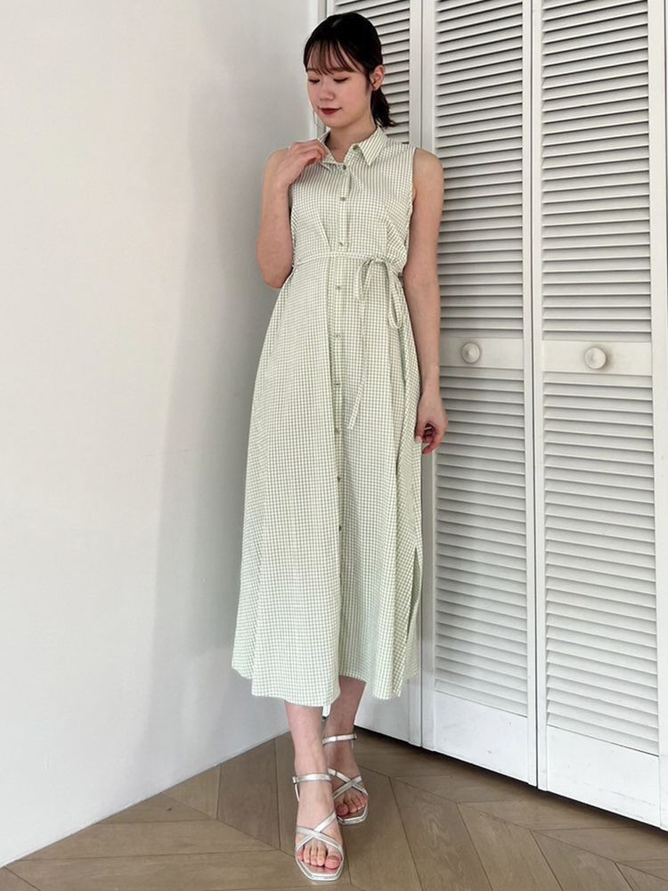 dazzlin Ruffle緊身胸衣襯衫連身裙套裝 2色 [OP284]