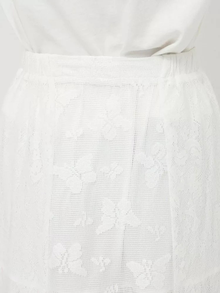 merry jenny 蝴蝶蕾絲多層半身裙 2色 [BT287]