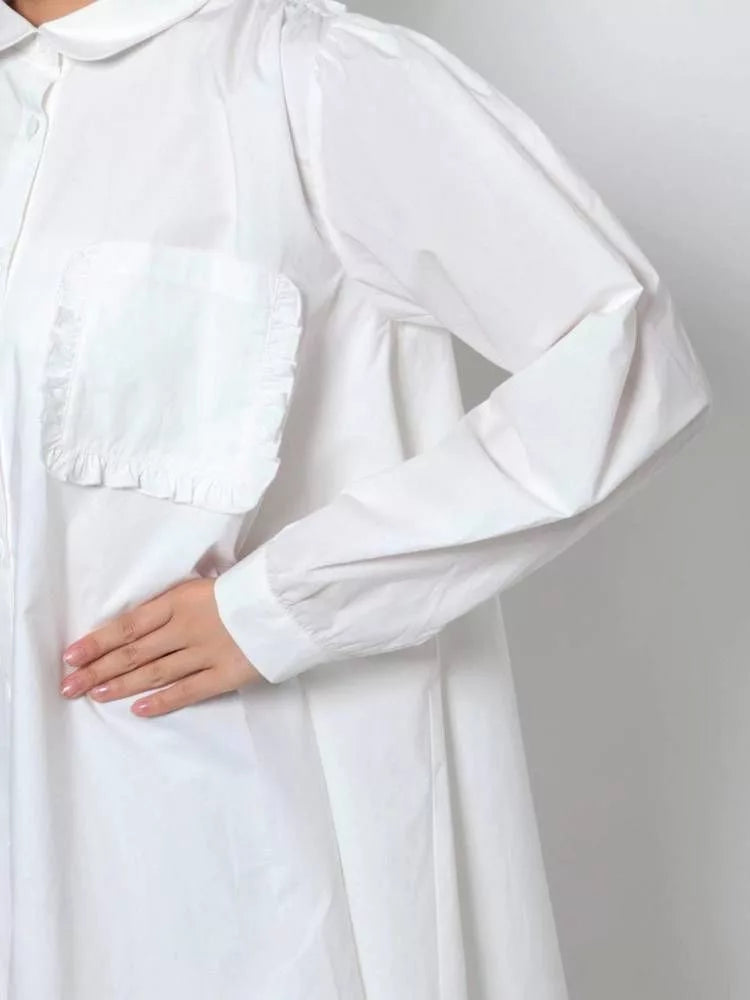 merry jenny 後綁帶蝴蝶結 Ruffle邊連身裙 [OP286]