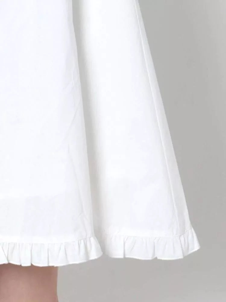 merry jenny 後綁帶蝴蝶結 Ruffle邊連身裙 [OP286]