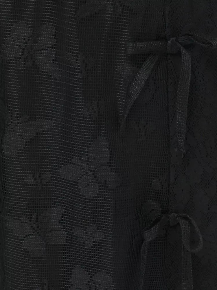 merry jenny 蝴蝶蕾絲多層半身裙 2色 [BT287]