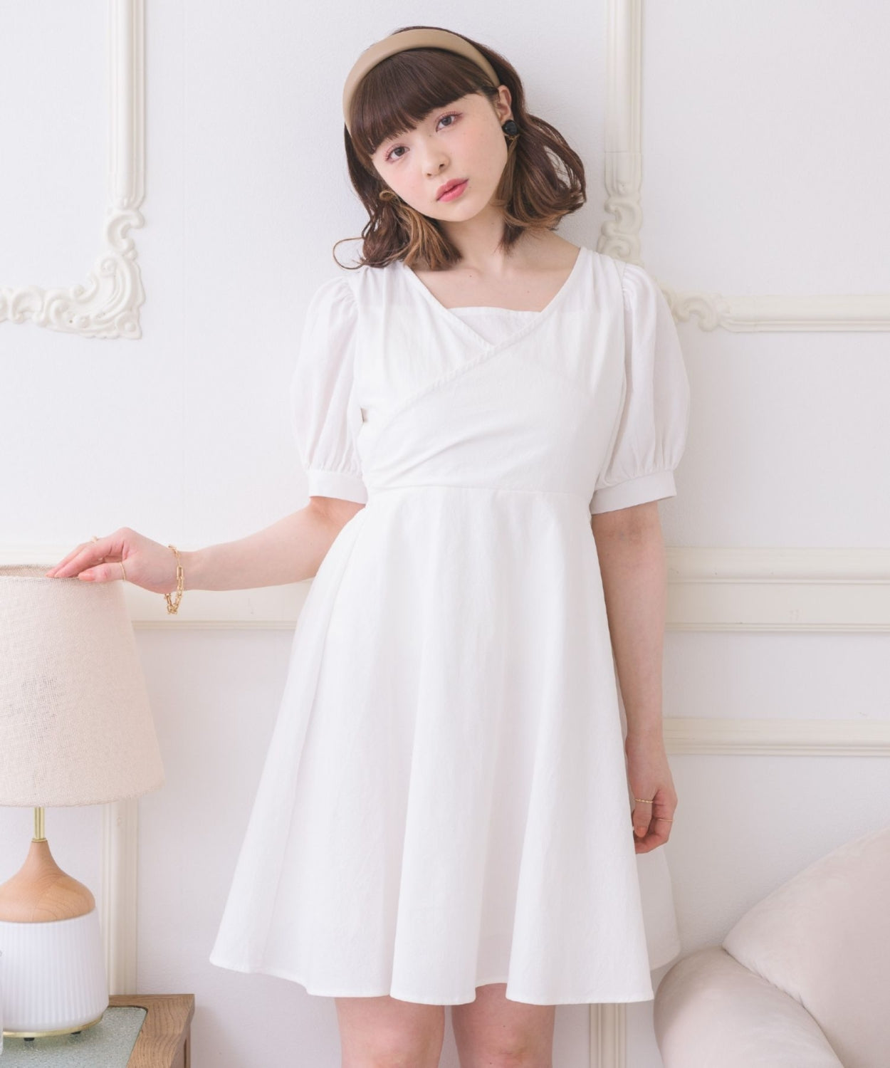 ems excite 後綁帶鏤空連身裙 [OP278]