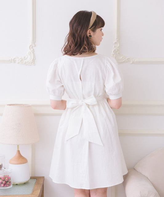 ems excite 後綁帶鏤空連身裙 [OP278]