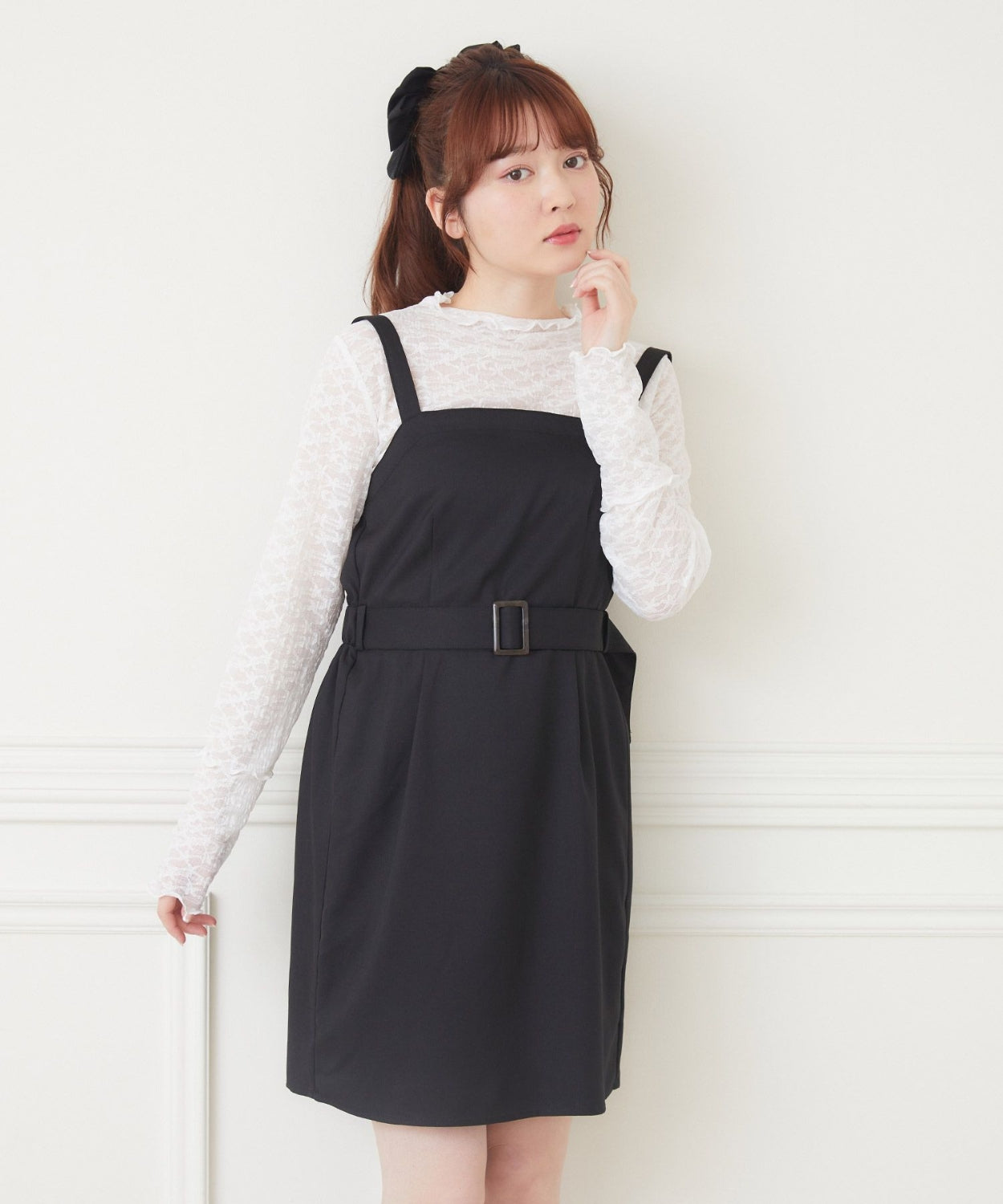 ems excite 高領蕾絲上衣 [TP269]