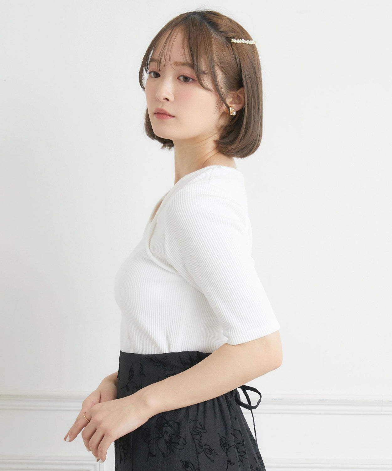 ems excite 鏈條設計方領上衣 [TP239]