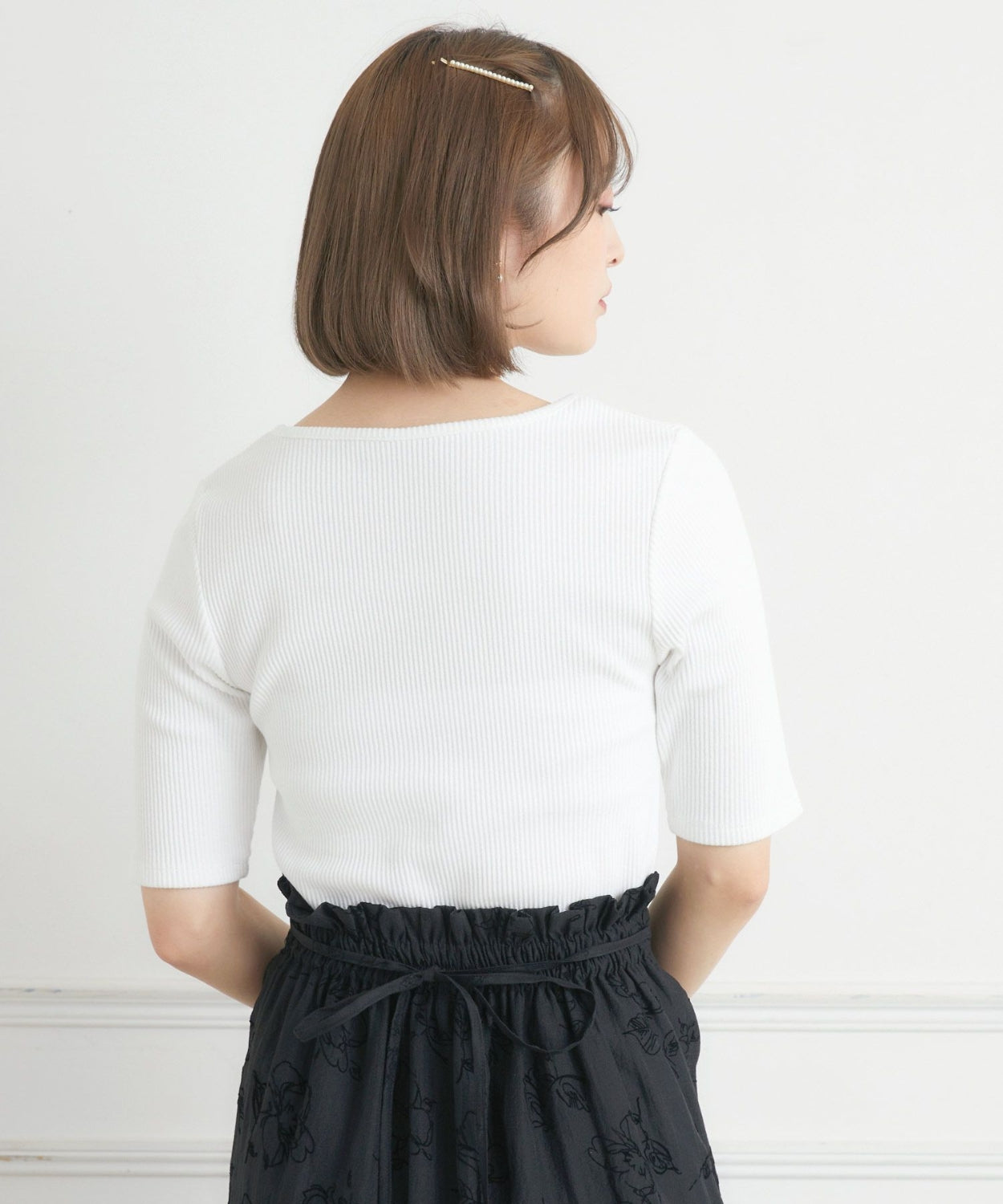 ems excite 鏈條設計方領上衣 [TP239]