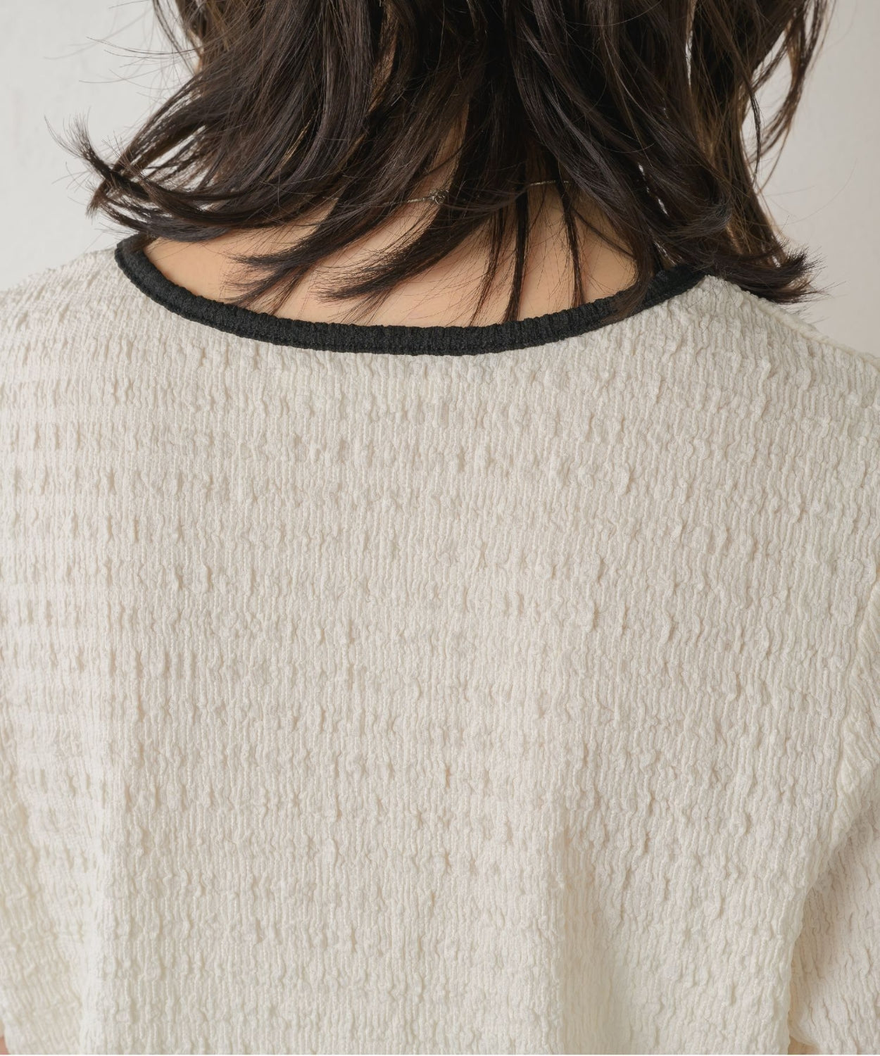 ems excite 刺繡字拼色百搭上衣 [TP281]