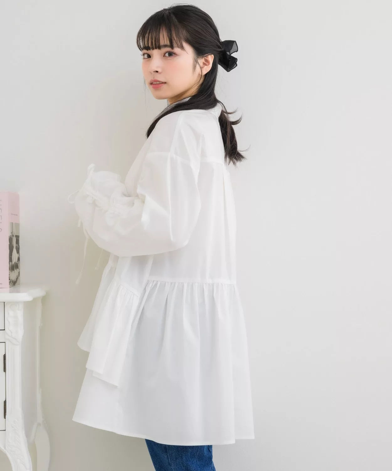 ems excite 荷葉邊下擺連身裙 2色 [OP294]