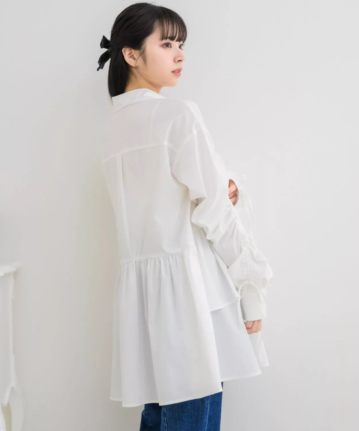 ems excite 荷葉邊下擺連身裙 2色 [OP294]