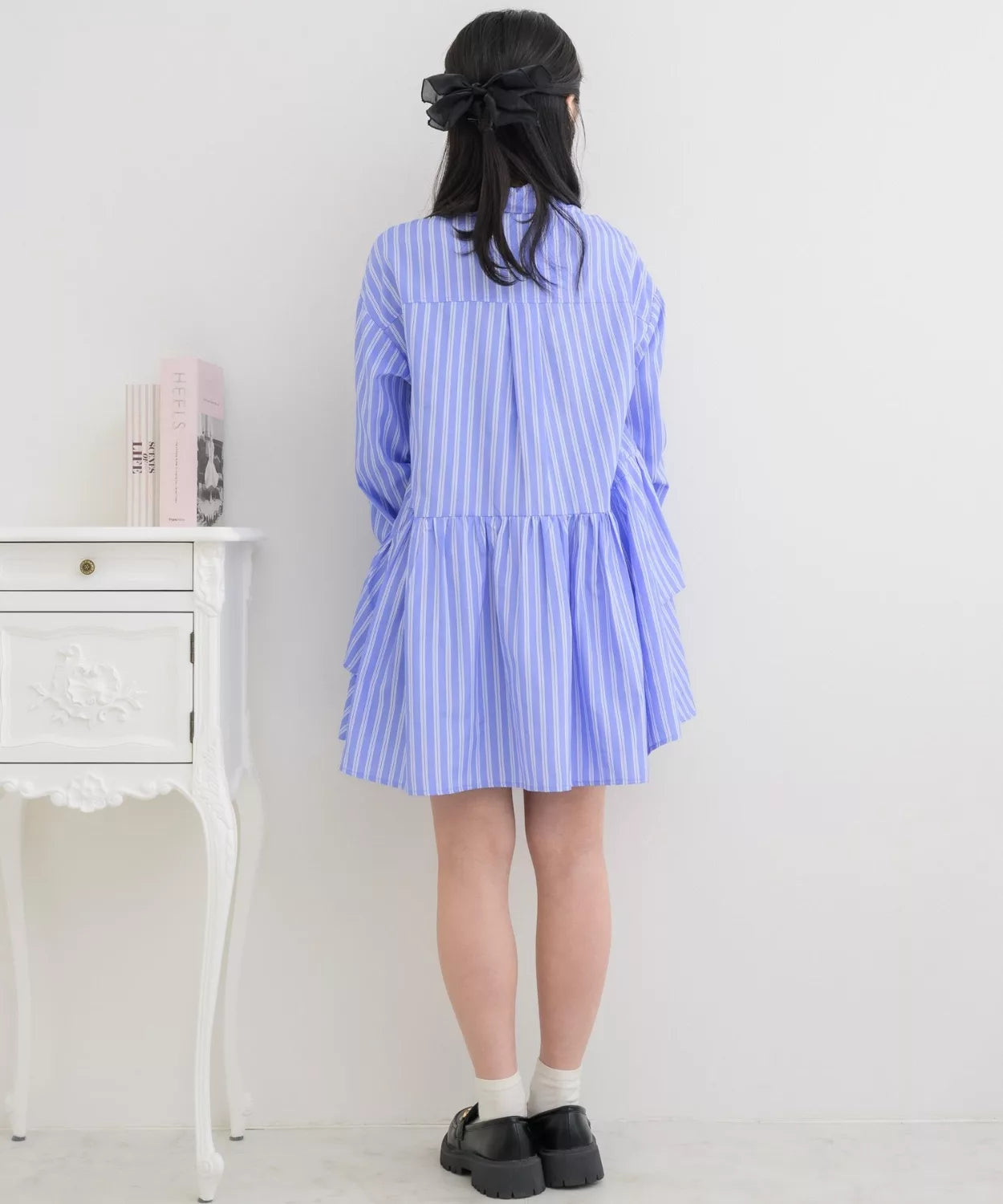 ems excite 荷葉邊下擺連身裙 2色 [OP294]