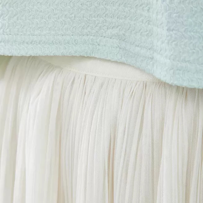 紗質直紋長裙 [BT61]