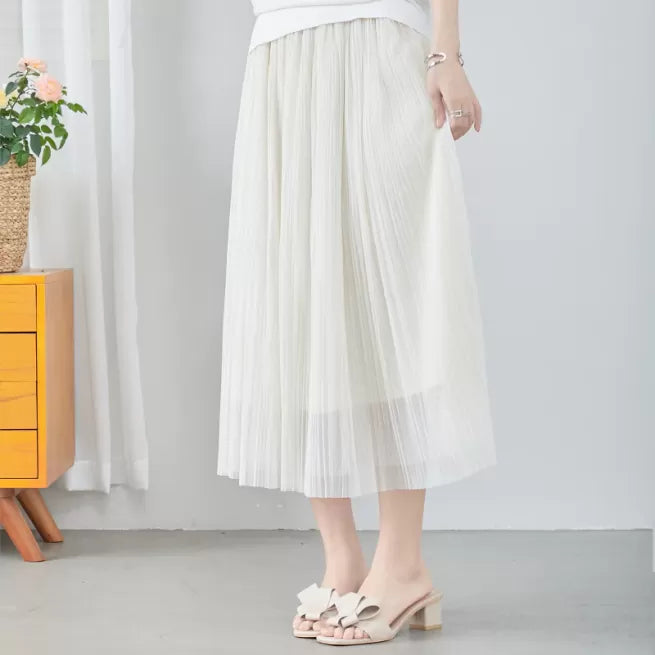 紗質直紋長裙 [BT61]