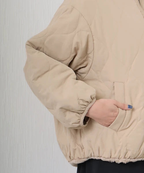 毛毛雙面外套 2色 [OT199]