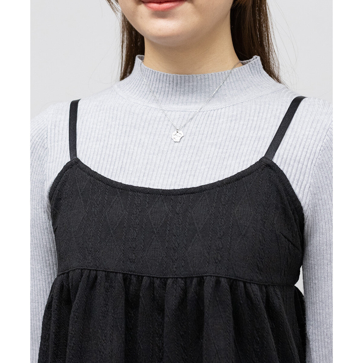 羅紋針織 X 吊帶背心套裝 3色 [TP171]