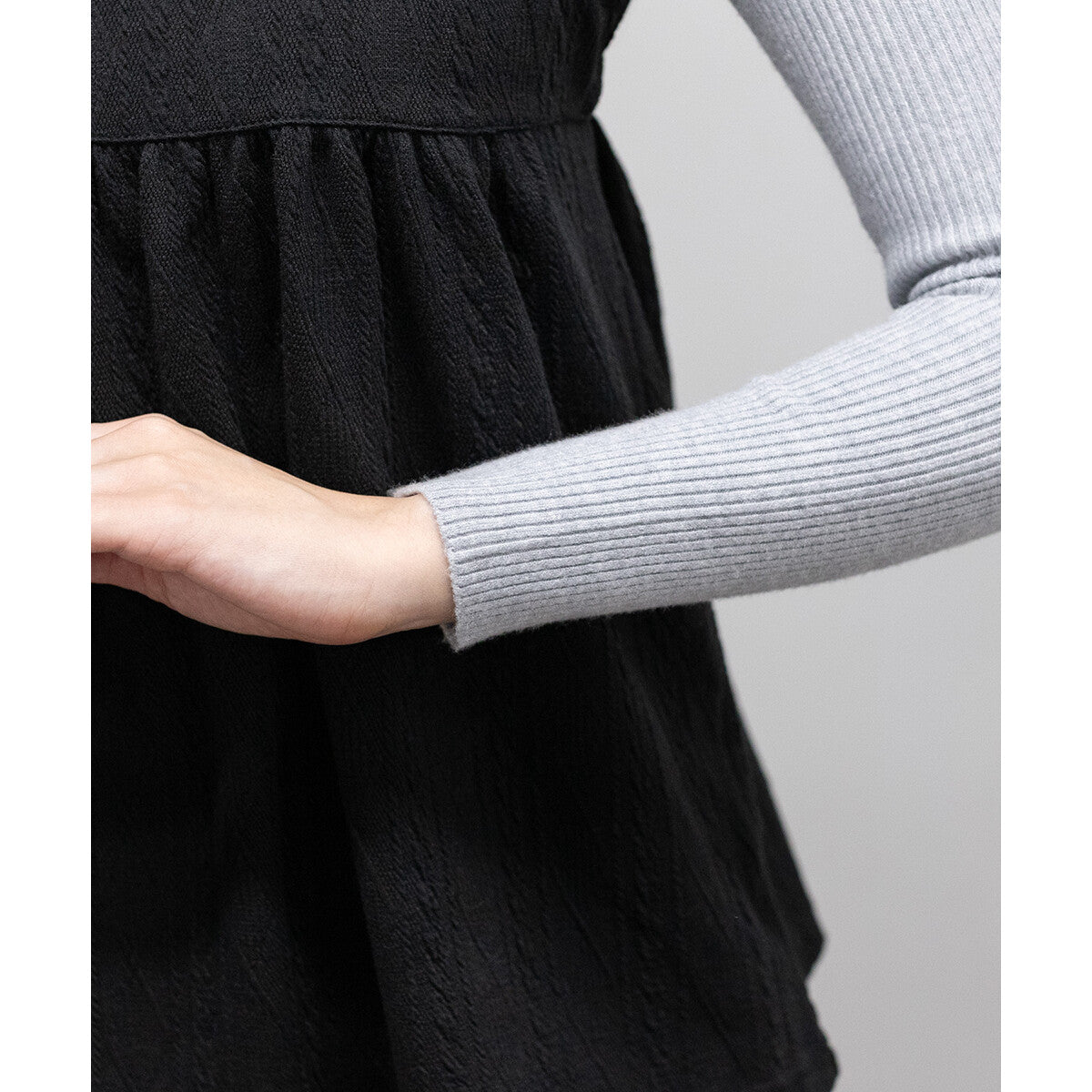 羅紋針織 X 吊帶背心套裝 3色 [TP171]