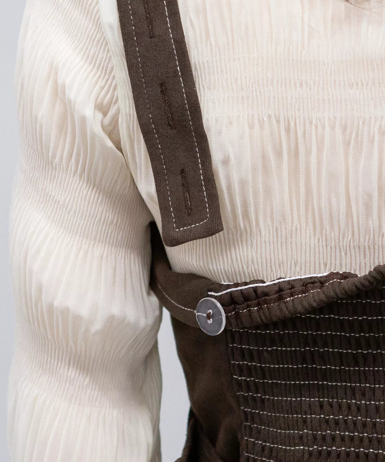 高腰腰帶拼格仔吊帶連身裙 3色 [OP308]