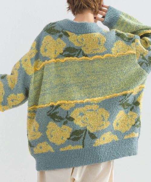 Lupilien 花花針織毛衣 2色 [TP366]