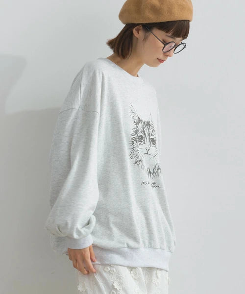 Lupilien 貓咪印花衛衣 [TP368]