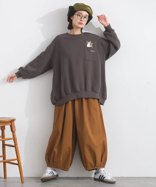 Lupilien 刺繡貓咪衛衣 [TP369]