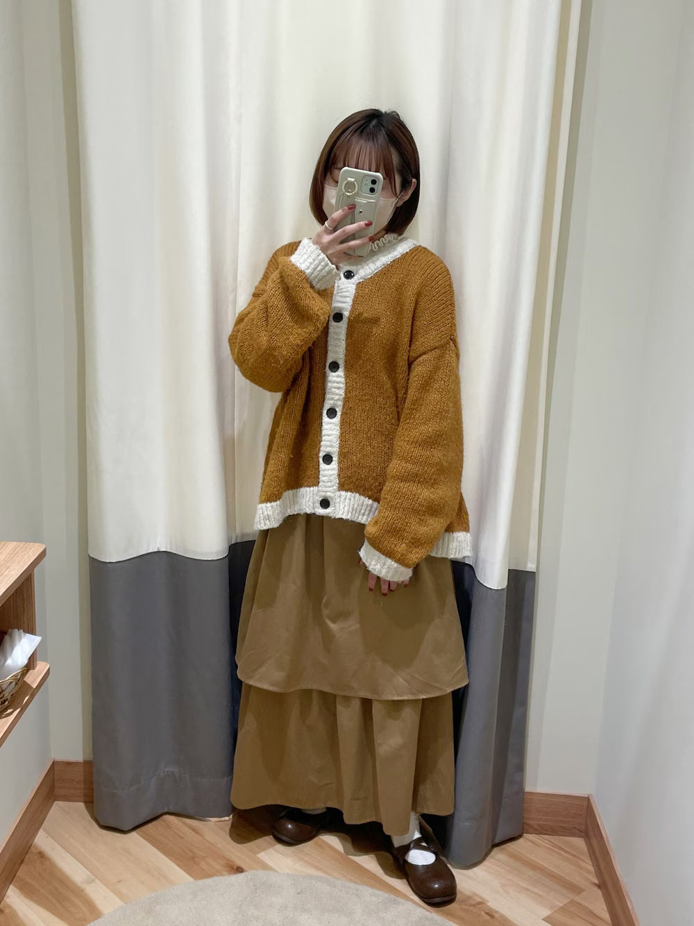 Samansa Mos2 拼色針織外套 3色 [OT267]