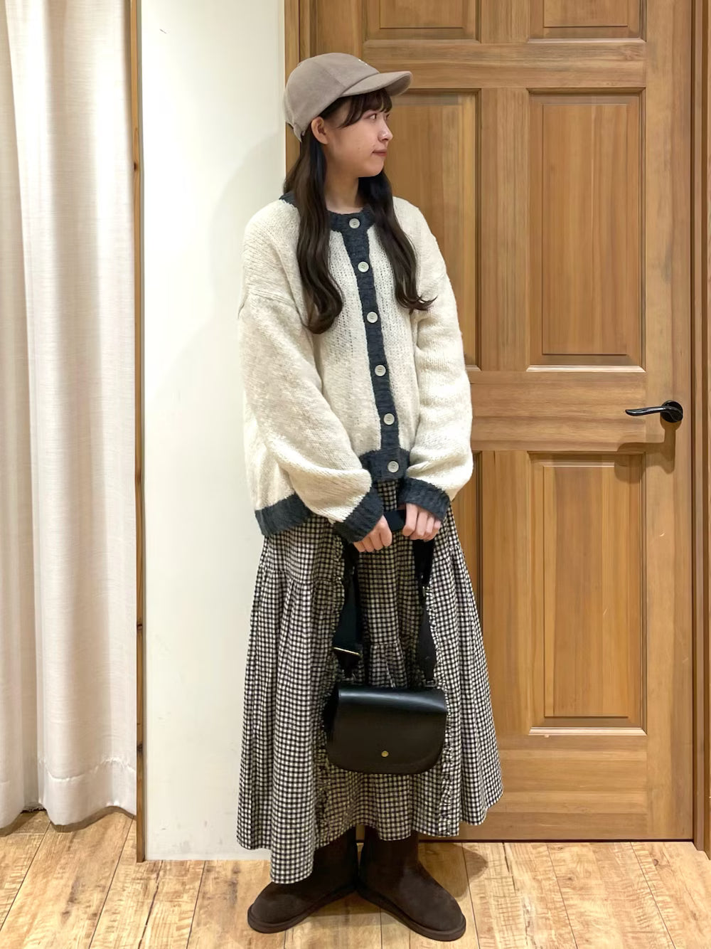 Samansa Mos2 拼色針織外套 3色 [OT267]