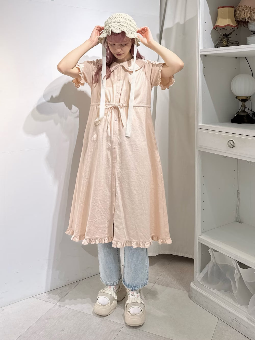 merry jenny 小熊刺繡連身裙 2色 [OP350]