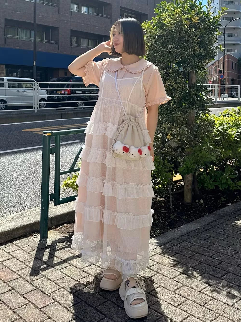 merry jenny 小熊刺繡連身裙 2色 [OP350]