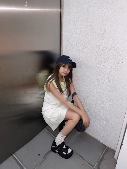 MURUA 工裝吊帶連身裙 2色 [OP348]