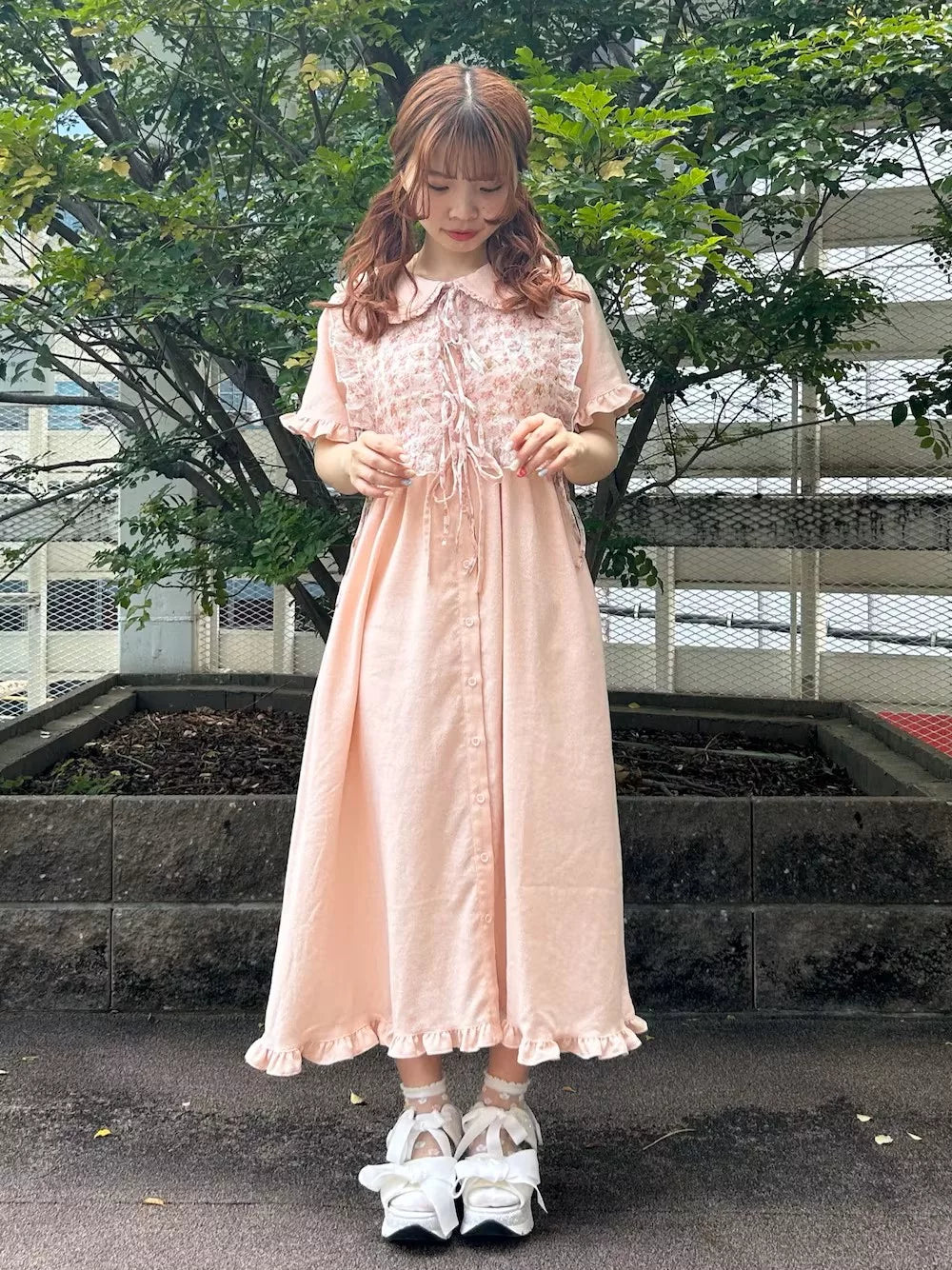 merry jenny 小熊刺繡連身裙 2色 [OP350]