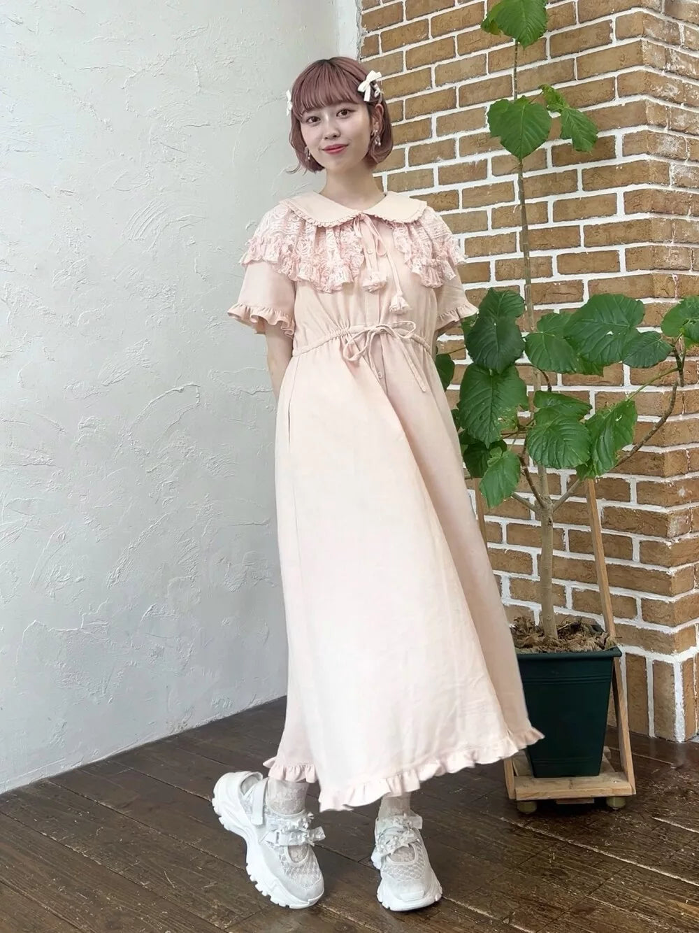 merry jenny 小熊刺繡連身裙 2色 [OP350]