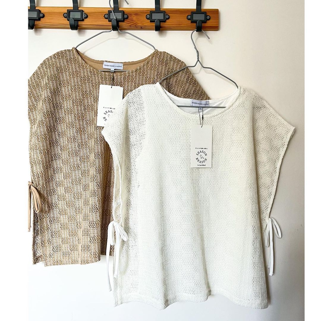 針織綁帶上衣 2色 [TP82]