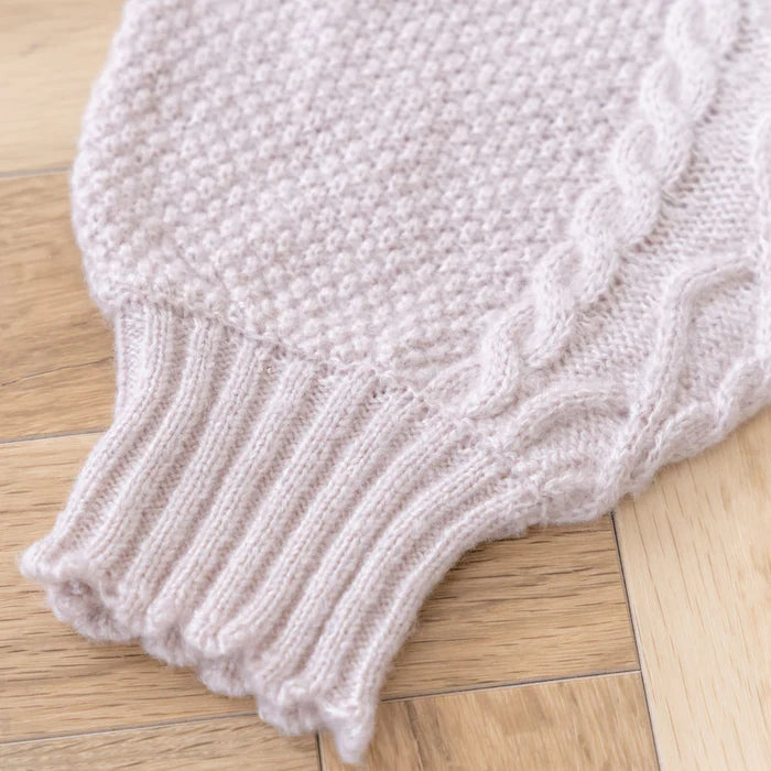 DearMyLoveRose 蝴蝶結麻花針織長外套 3色 [OT258]