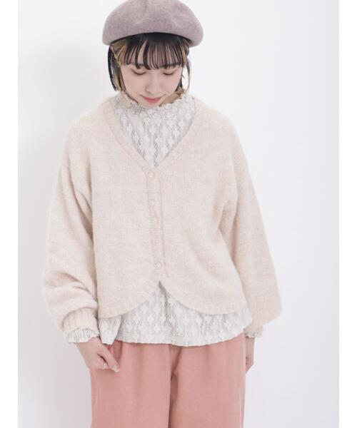 Samansa Mos2 起毛感針織外套 2色 [OT265]