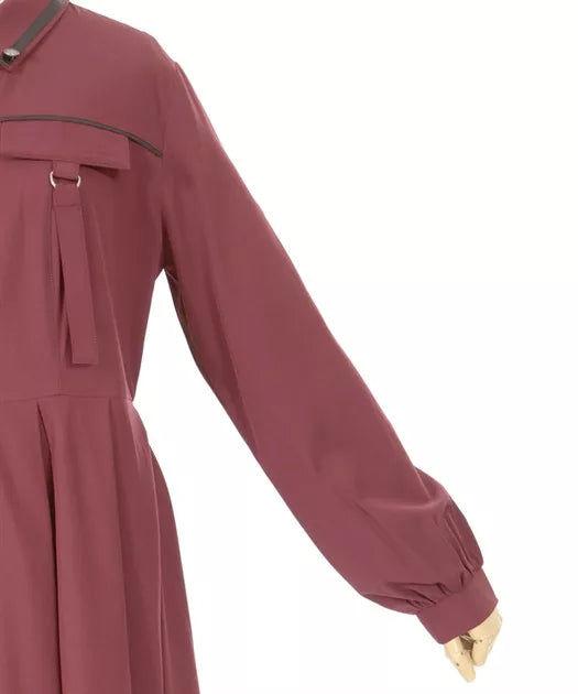 axes femme 軍裝風襯衫連身裙 [OP331]