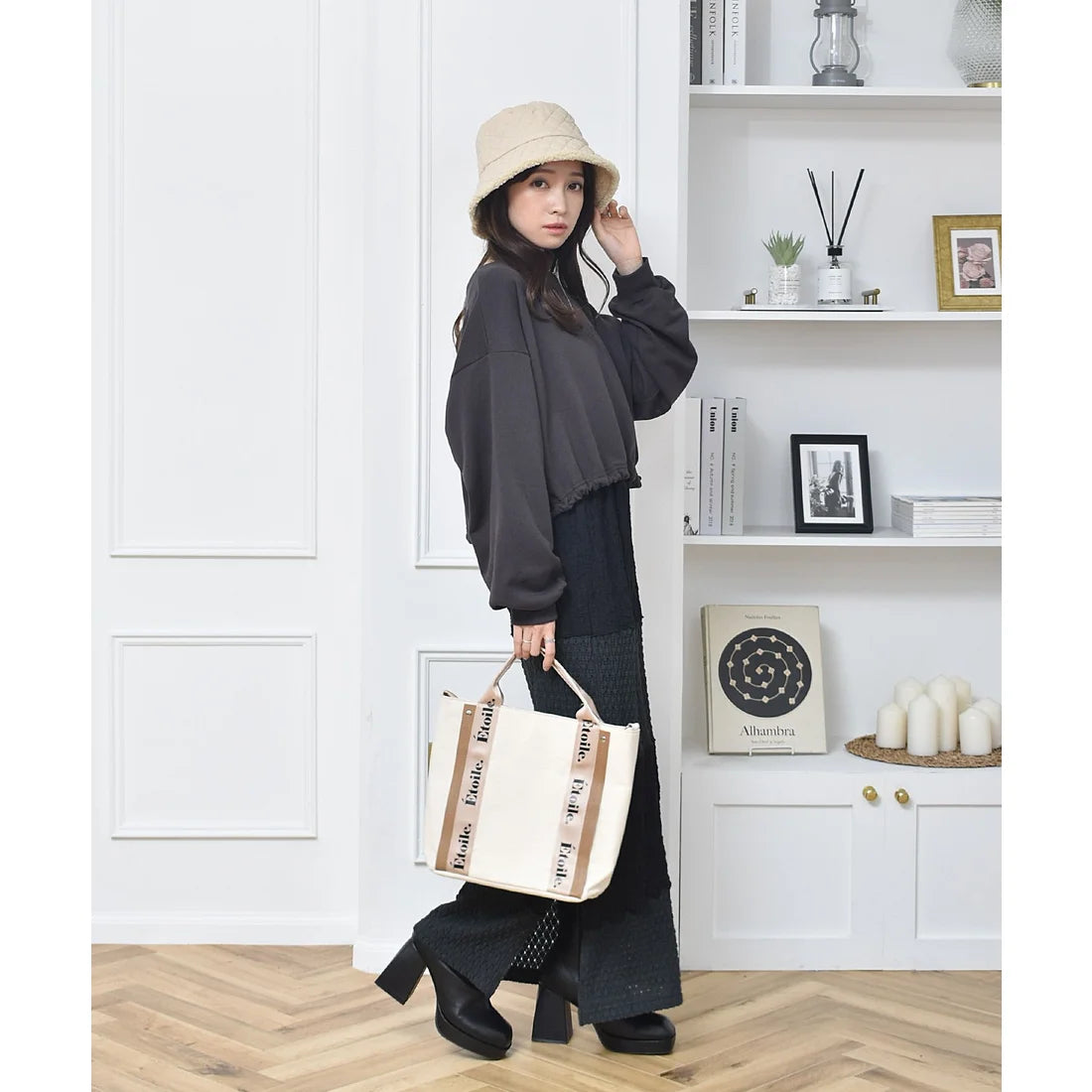 束繩下擺短款衛衣 [TP204]