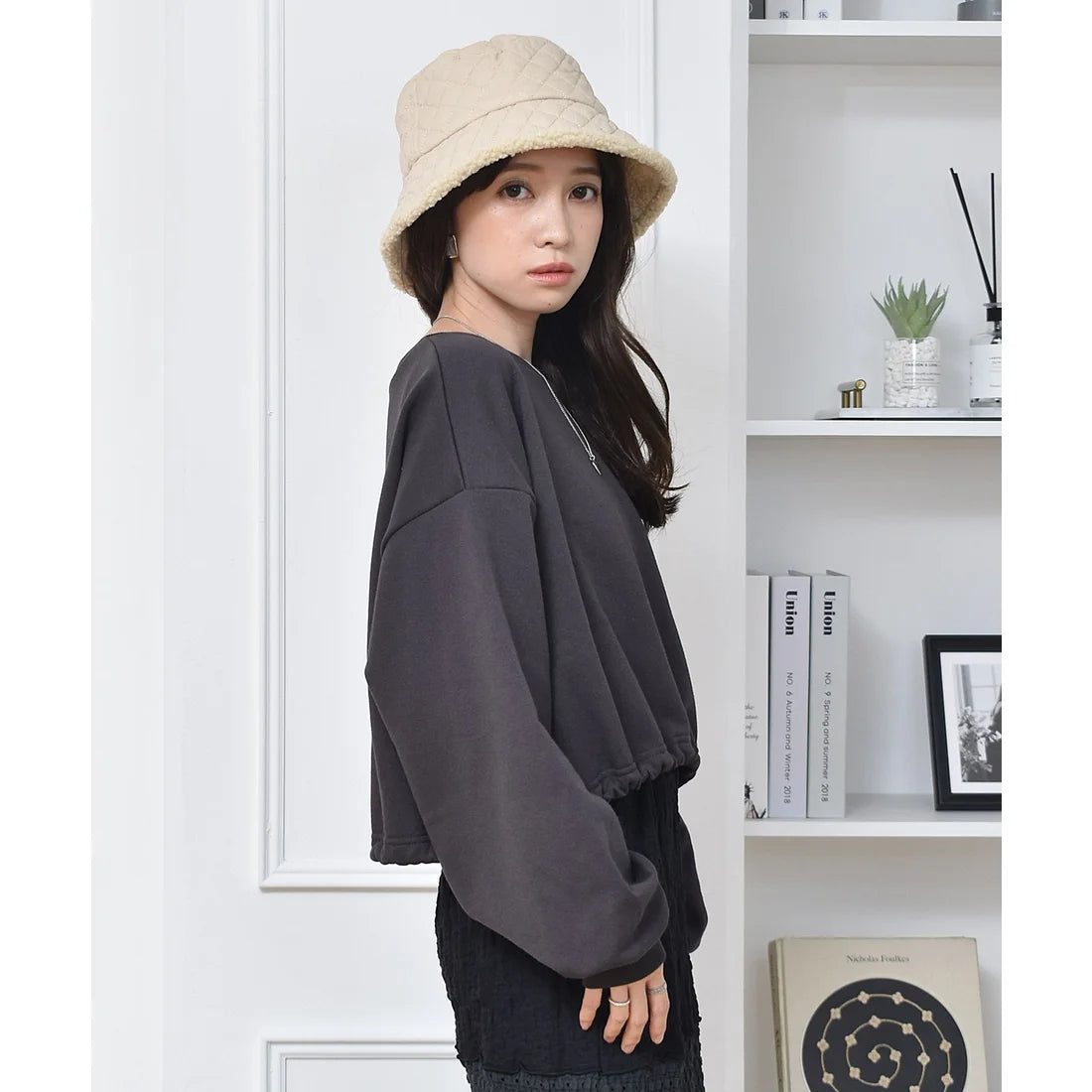 束繩下擺短款衛衣 [TP204]