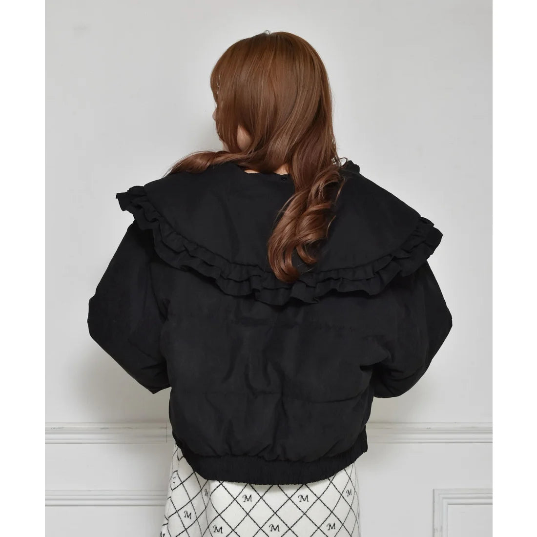 ems excite Ruffle大領子夾綿外套 [OT206]