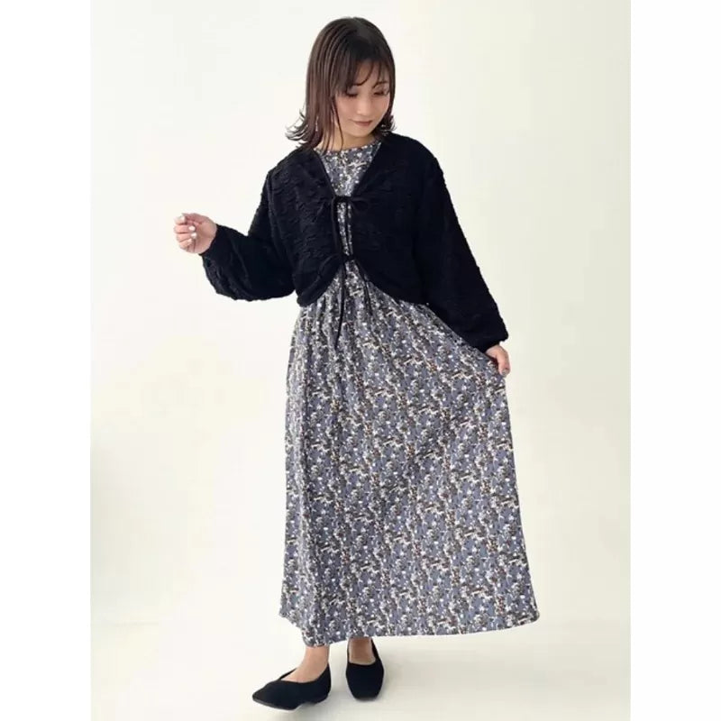 前後2WAY綁帶蝴蝶結上外套 [OT29]